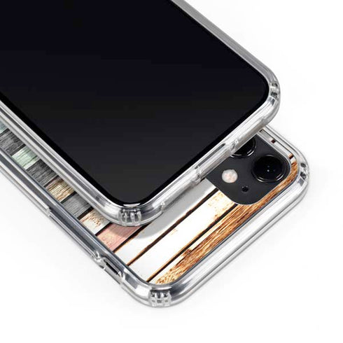 Wooden Stripes iPhone 11 Clear Case
