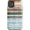 Wooden Stripes iPhone 11 Impact Case