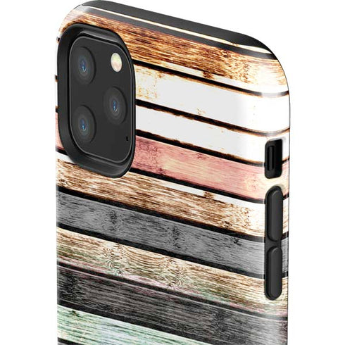 Wooden Stripes iPhone 11 Pro Max Impact Case