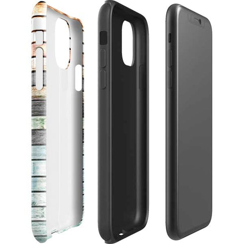 Wooden Stripes iPhone 11 Pro Max Impact Case