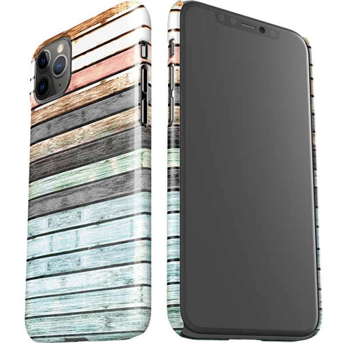 Wooden Stripes iPhone 11 Pro Max Lite Case