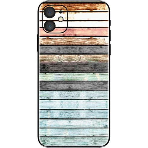 Wooden Stripes iPhone 11 Skin