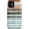Wooden Stripes iPhone 12 Mini Impact Case