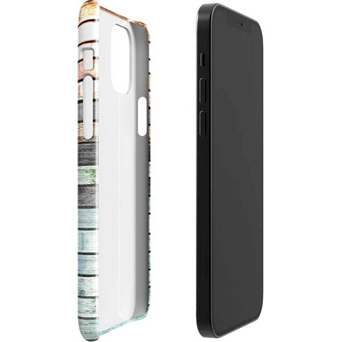 Wooden Stripes iPhone 12 Mini Lite Case