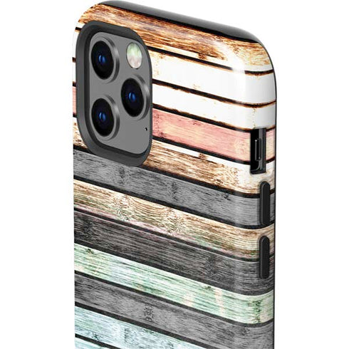 Wooden Stripes iPhone 12 Pro Impact Case