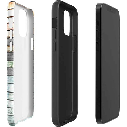 Wooden Stripes iPhone 12 Pro Max Impact Case
