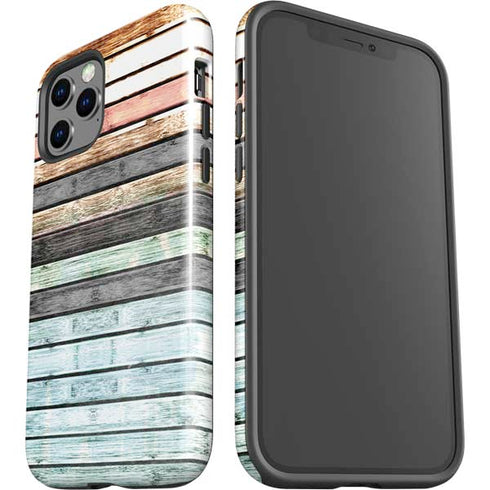 Wooden Stripes iPhone 12 Pro Max Impact Case