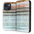 Wooden Stripes iPhone 13 Folio Case