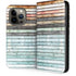 Wooden Stripes iPhone 13 Pro Folio Case