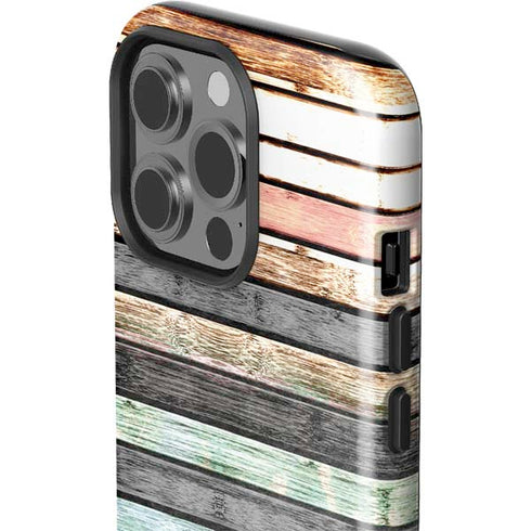 Wooden Stripes iPhone 13 Pro Impact Case