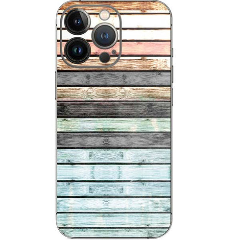 Wooden Stripes iPhone 13 Pro Skin