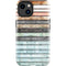 Wooden Stripes iPhone 14 Plus Impact Case
