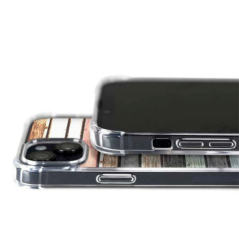 Wooden Stripes iPhone 14 Plus MagSafe Case