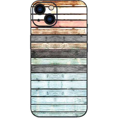 Wooden Stripes iPhone 14 Plus Skin