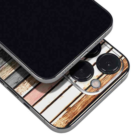 Wooden Stripes iPhone 15 Pro Skin