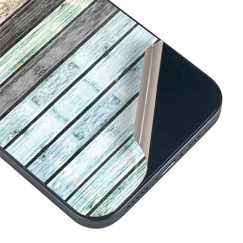 Wooden Stripes iPhone 14 Skin