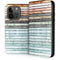 Wooden Stripes iPhone 15 Pro Folio Case