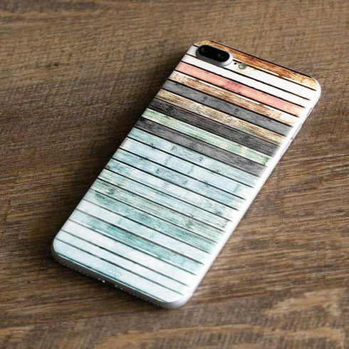 Wooden Stripes iPhone 8 Plus Skin
