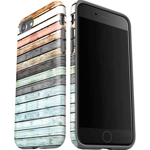 Wooden Stripes iPhone SE (2nd & 3rd Gen) Pro Case