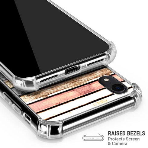 Wooden Stripes iPhone XR Clear Case