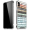 Wooden Stripes iPhone XS Max Clear Case