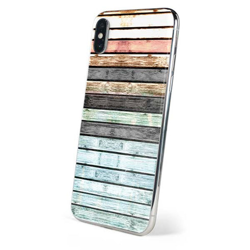 Wooden Stripes iPhone XS Skin