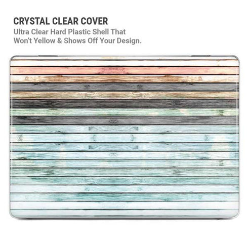 Wooden Stripes MacBook Air 15in (2023-2025) Case plus Skin