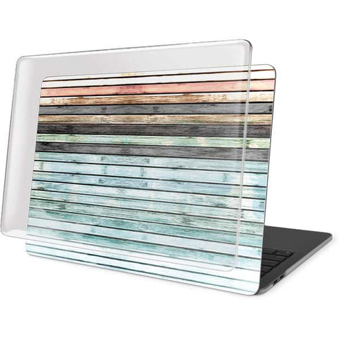 Wooden Stripes MacBook Pro 13in (2020) Case plus Skin