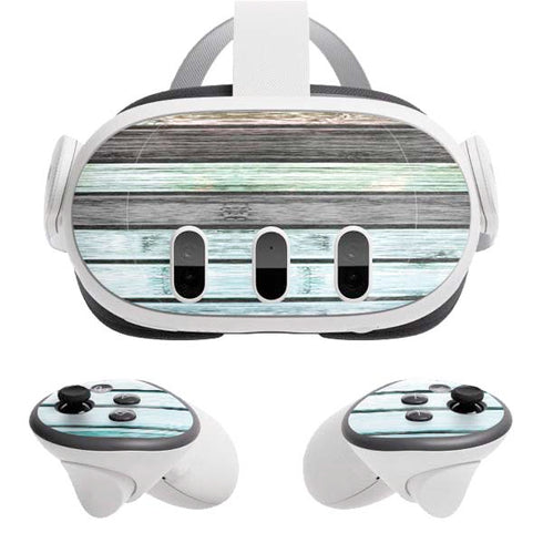 Wooden Stripes Meta Quest 3 Skin