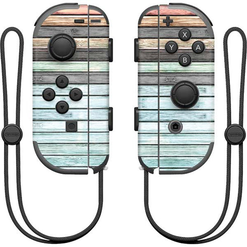 Wooden Stripes Nintendo Joy-Con (L/R) Controller Skin