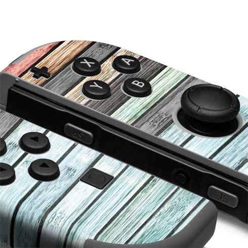 Wooden Stripes Nintendo Joy-Con (L/R) Controller Skin
