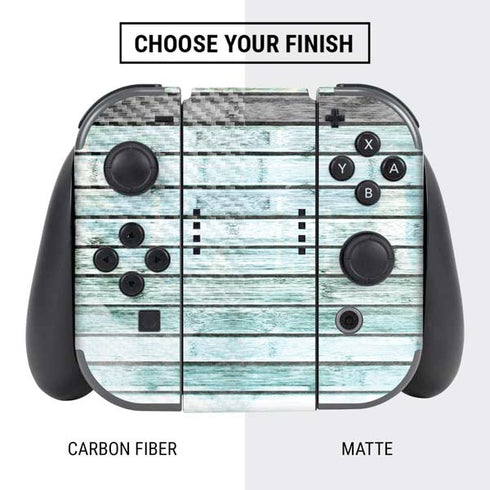 Wooden Stripes Nintendo Switch Bundle Skin