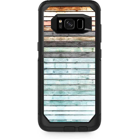 Wooden Stripes Otterbox Commuter Galaxy Skin