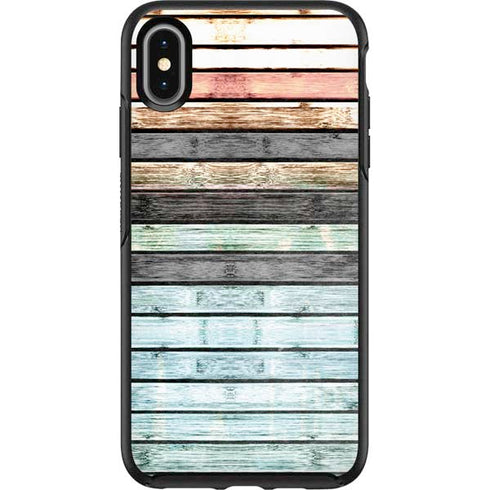 Wooden Stripes Otterbox Symmetry iPhone Skin