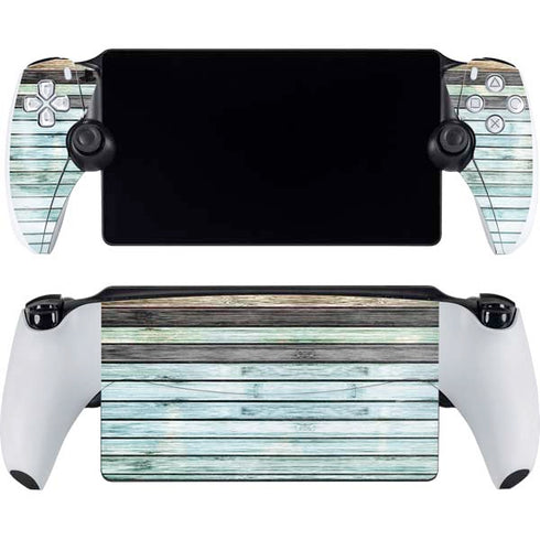 Wooden Stripes PlayStation Portal Remote Player Skin