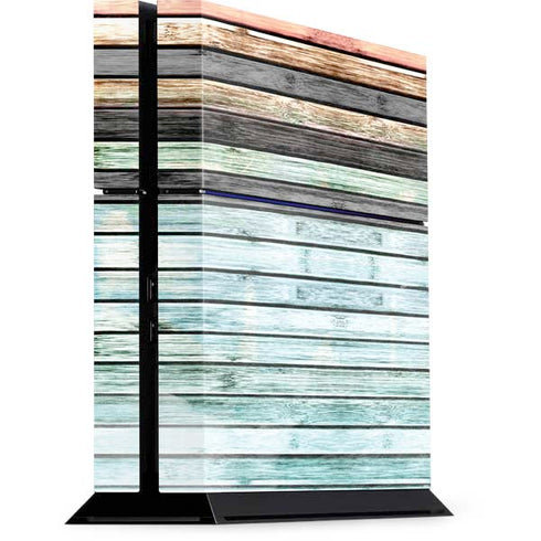 Wooden Stripes PS4 Console Skin