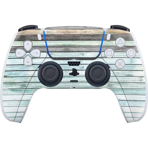 Wooden Stripes PS5 Controller Skin