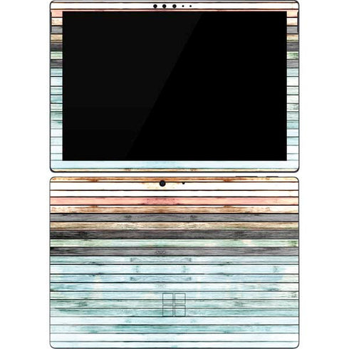 Wooden Stripes Surface Pro 7 Skin