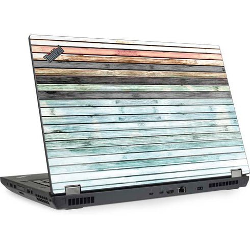 Wooden Stripes Lenovo ThinkPad Skin