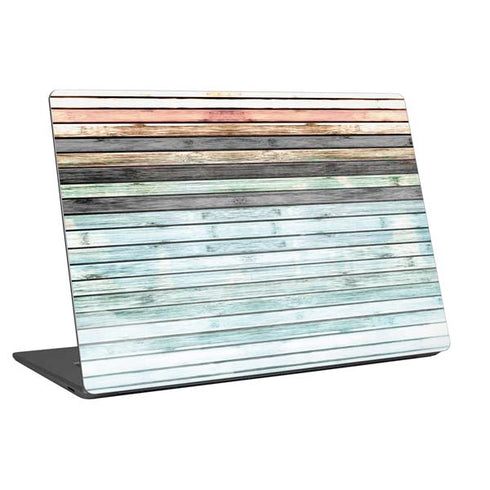 Wooden Stripes Universal Laptop 12in (9.8 x 6.8in) Skin