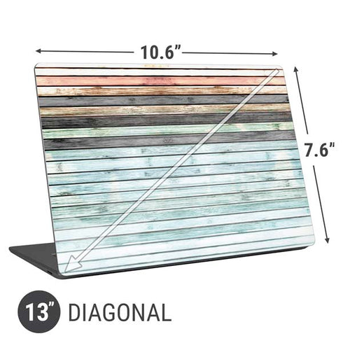 Wooden Stripes Universal Laptop 13in (10.6 x 7.6in) Skin