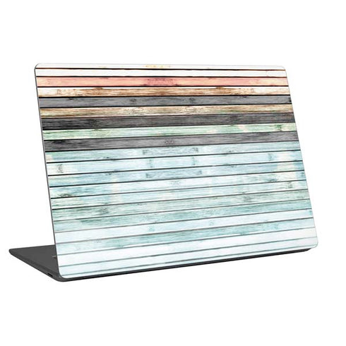 Wooden Stripes Universal Laptop 18in (14.6 x 10.6in) Skin