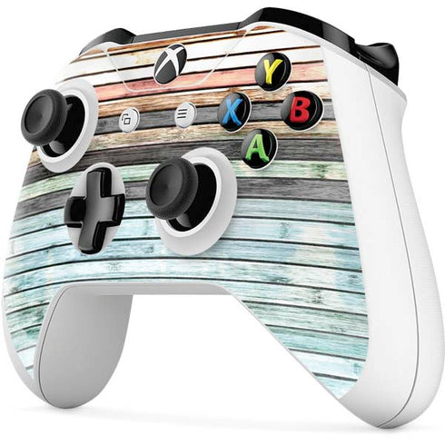 Wooden Stripes Xbox One S Controller Skin