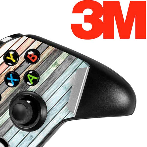 Wooden Stripes Xbox One X Controller Skin