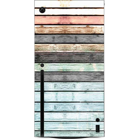 Wooden Stripes Xbox Series X Console Skin