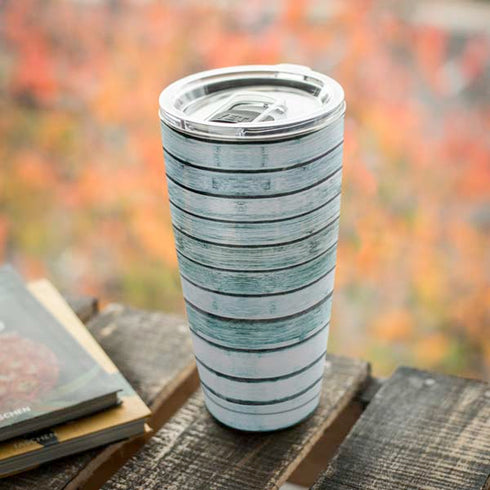 Wooden Stripes Yeti 20oz Tumbler Skin