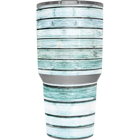 Wooden Stripes Yeti 30oz Rambler Tumbler Skin