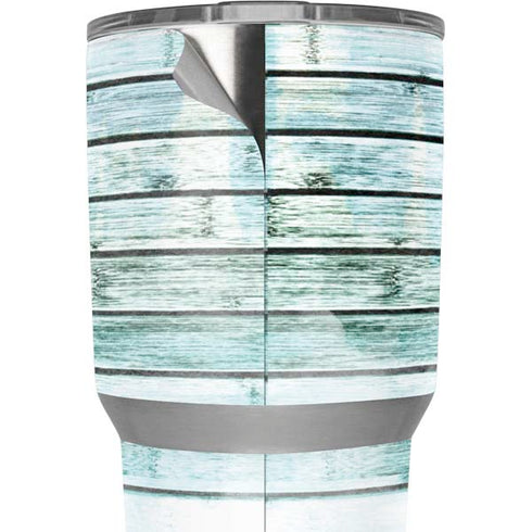Wooden Stripes Yeti 30oz Rambler Tumbler Skin