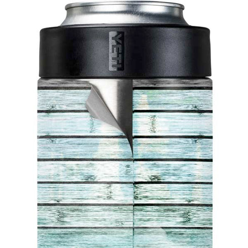 Wooden Stripes Yeti Colster Can Insulator Skin