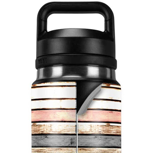 Wooden Stripes YETI Rambler 26oz Bottle Skin
